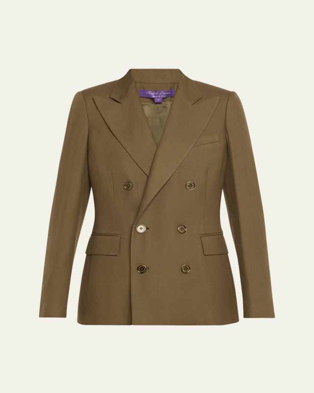 Camden Double-Breasted Cashmere Jacket